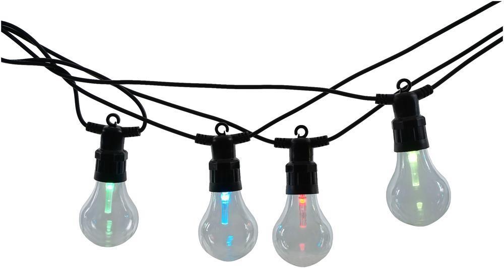 Avide Outdoor String 5m Papaya RGB linkbar - med fjernbetjening - Avide