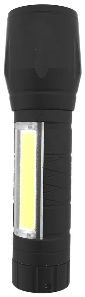 Entac Mini Flashlight 3W XPE Genopladelig - Entac