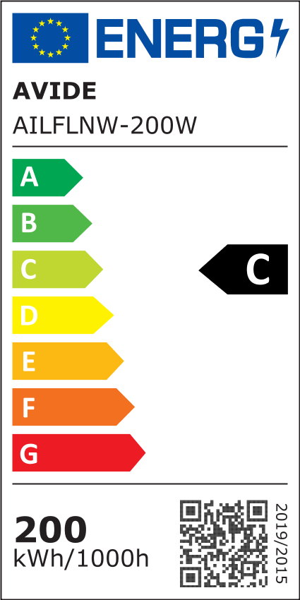 Avide LED-projektør Industri SMD 200W NW 4000K 160lm/W - Avide