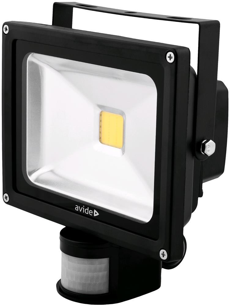Avide LED Flood Light 20W NW 4000K PIR - Avide