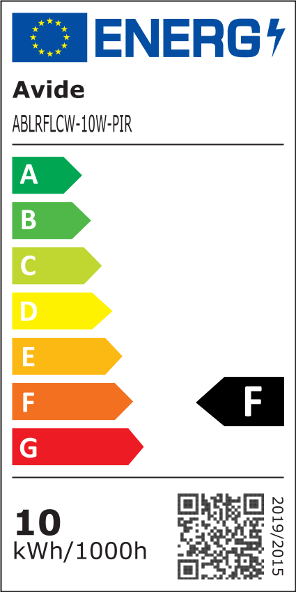Avide LED Fludlys Slim SMD 10W CW 6400K PIR - Avide