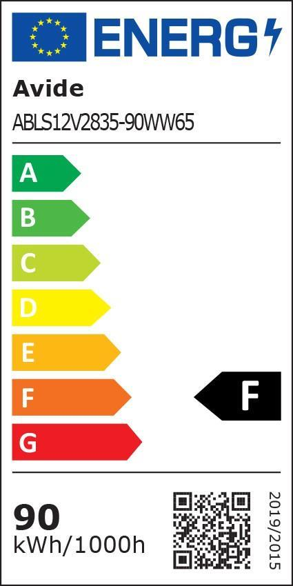 Avide LED Strip 12V 18W 3000K IP65 5m - Avide