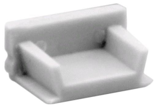 Avide Alu Profile Normal End Cap - 2 stk. i et sæt - Avide