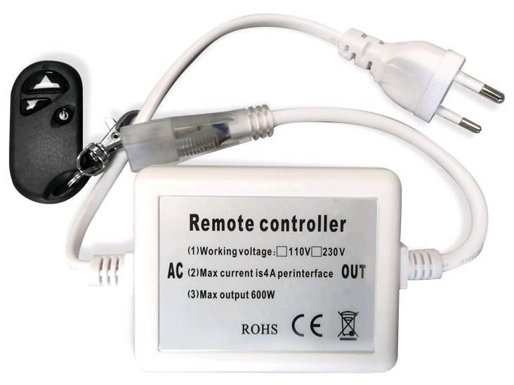 Avide LED Strip 220V 600W Dimmer 5050 SMD RF Fjernbetjening og Controller - Avide