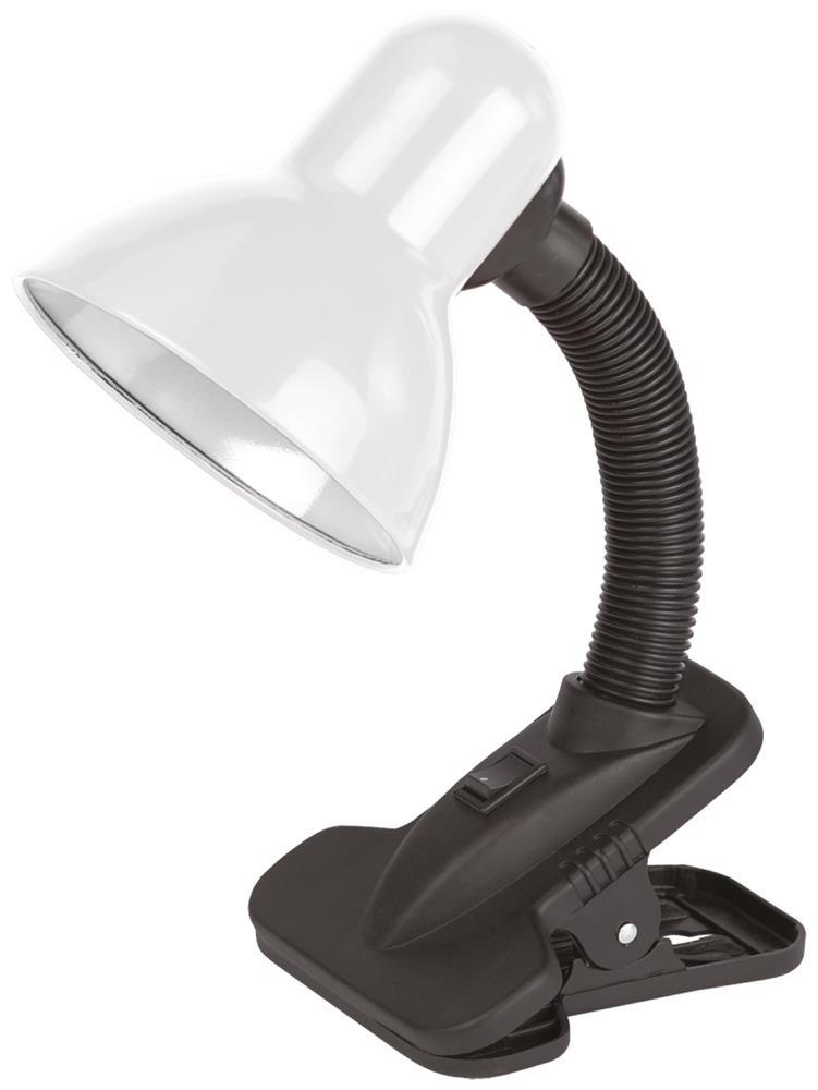Avide Basic Skrivebordslampe Klemme Hvid Max 60W - Avide