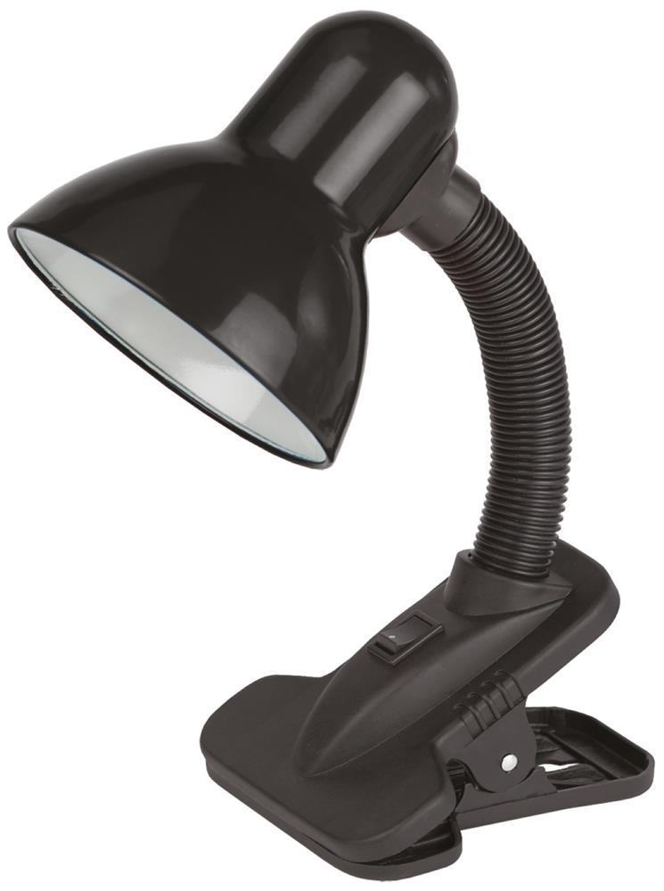 Avide Basic Bordlampe Klemme Sort Max 60W - Avide