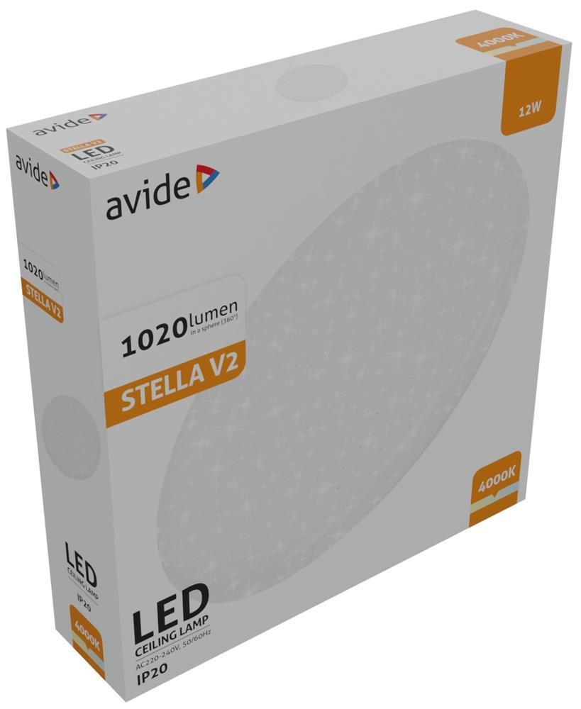 Avide LED loftspot Oyster Stella V2 12W 280*65mm NW 4000K - Avide