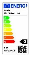 Avide LED skrivebordslampe bordklemme 12W - Avide