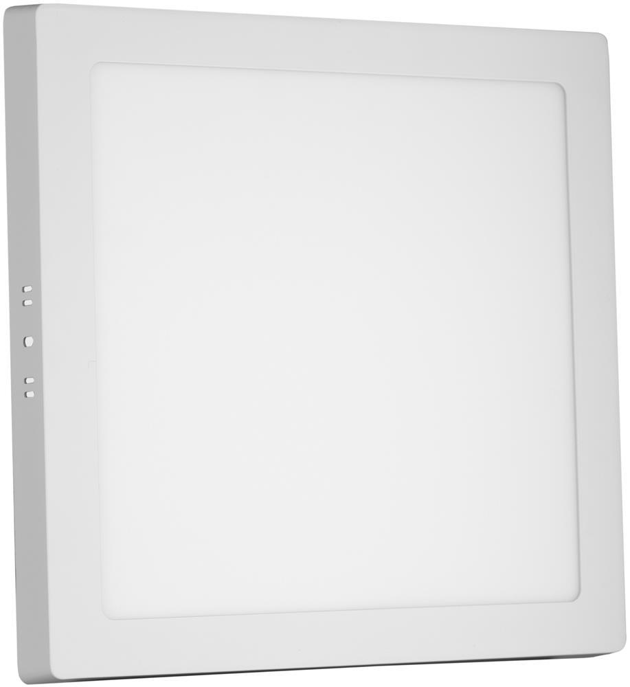 Avide LED Loftlampe Pålimet Kvadratisk ALU 24W WW 3000K - Avide