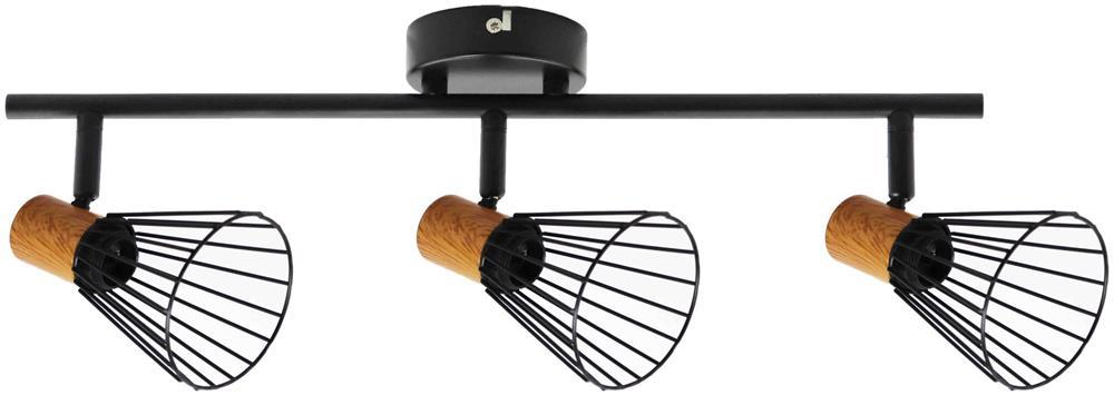 Avide Loftlampe Luna 3xE14 fatninger Sort - Avide