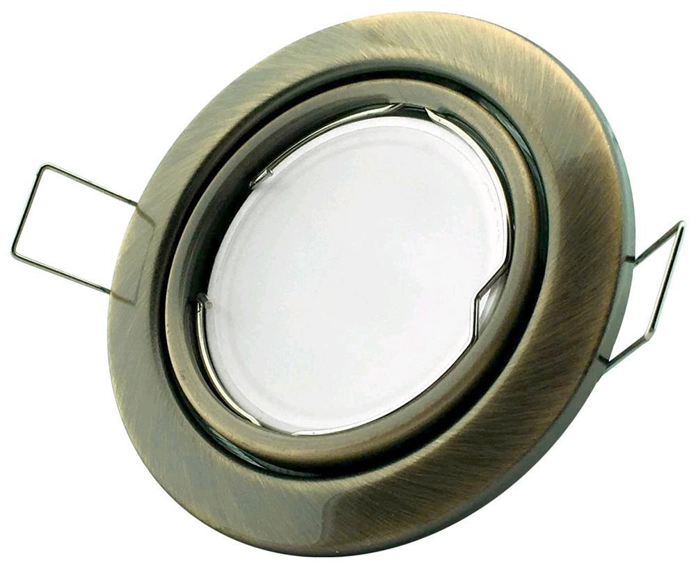 Avide GU10 Frame Round Swivel Copper - Avide