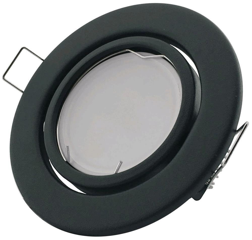 Avide GU10 Frame Round Swivel Antracit - Avide