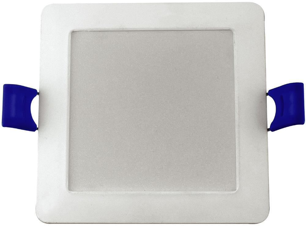 Avide LED Loftlampe Indbygningslampe Panel Kvadratisk Plast 5W WW 3000K - Avide