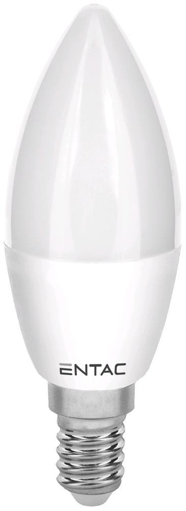 Entac LED Kaars E14 6,5W HV 3000K - Entac