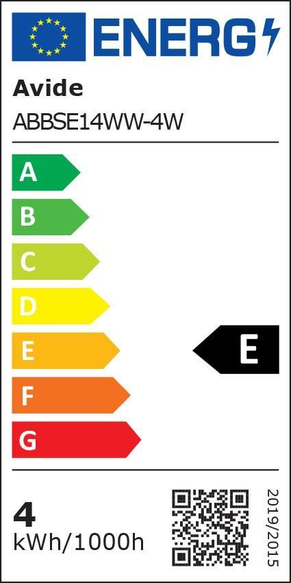 Avide LED Bright Stick Bulb T37 4W E14 WW 3000K - Avide