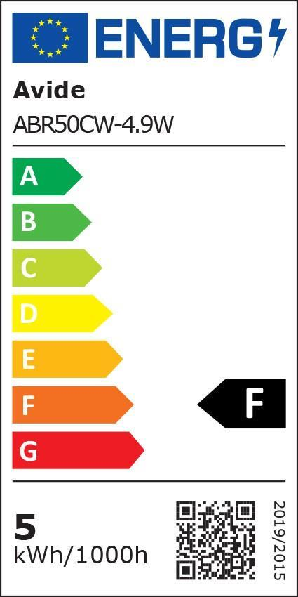 Avide LED R50 4,9W E14 CW 6400K - Avide