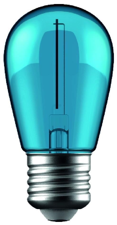 Avide Decor LED Filament bulb 1W E27 Blå - Avide
