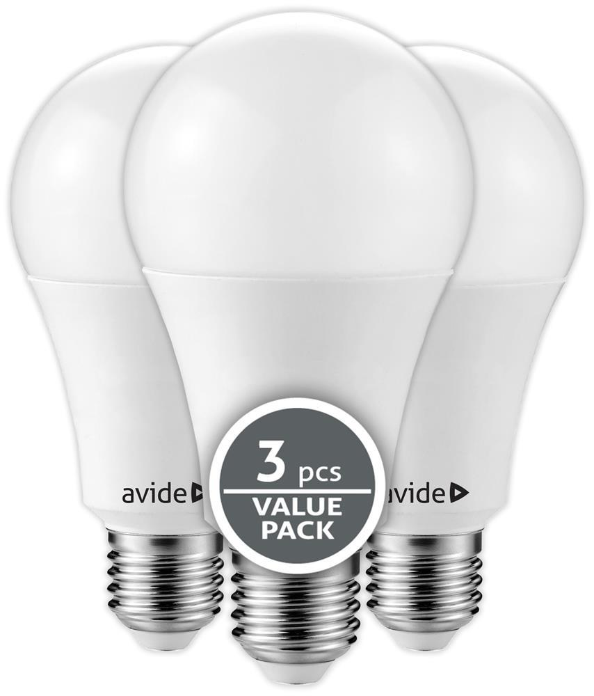 Avide Value LED Globe E27 10W WW 3000K Trepak - Avide