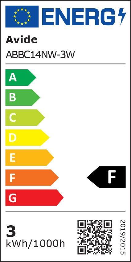 Avide Value LED Candle E14 3W NW 4000K - Avide