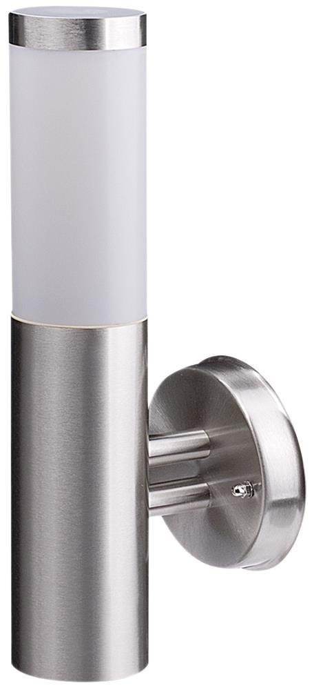 Avide Udendørsvæglampe Boca 1xE27 IP44 Satin Nickel - Avide