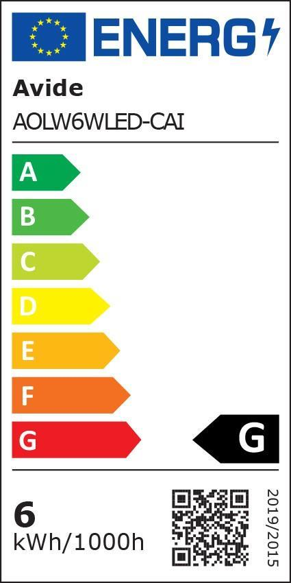 Avide Outdoor Væglampe Cairo 2-vejs LED 6W NW IP54 - Avide