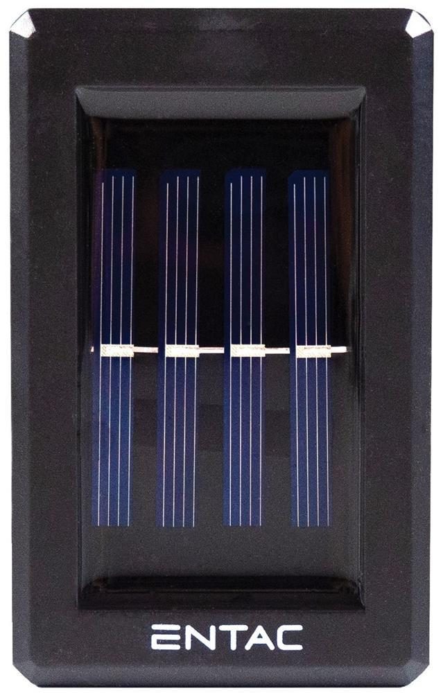 Entac Solar Plastic Wall Lamp 1W 2-vejs Lys WW - Entac