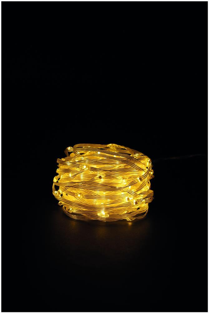 Entac Christmas IP44 200 PVC-belagt Micro LED WW 20m - Entac
