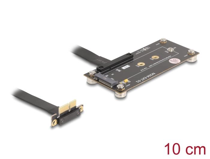 Delock Adapter PCIe 3.0 x1 Stik 90 vinklet til M.2 Key M Stik med