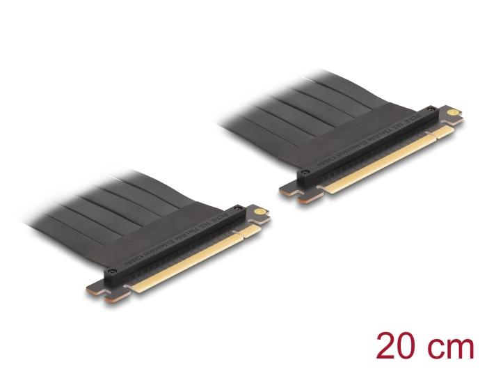 Delock Riserkort PCI Express 3.0 x16 Stik til x16 Stik med Kabel 20