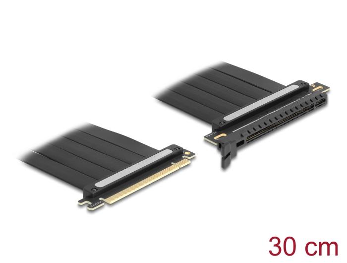 Delock Riserkort PCI Express 4.0 x16 Stik til x16 Slot med Kabel 30 cm