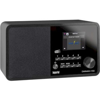 DABMAN i150 Kompakt Hybrid Radio til Internet / DAB+ / FM Sort - Imperial
