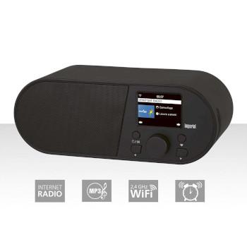 I105 Wi-Fi internetradio med 2,4 tommers farveskærm, sort - Imperial