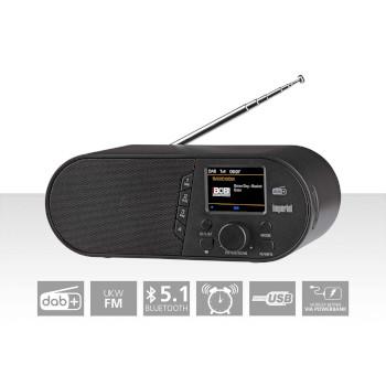 DABMAN d105 Kompakt DAB+ /FM / Bluetooth-radio Sort - Imperial