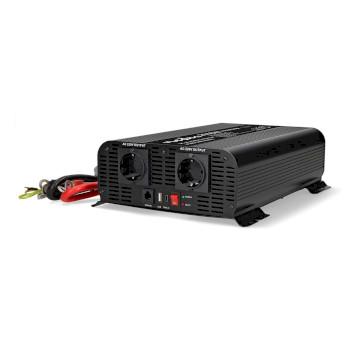 Inverter Ren Sinus Indgangsspænding: 24 V DC Enhedens strømoutput: - Nedis