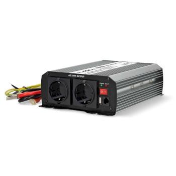 Inverter Modificeret Sinusbølge Indgangsspænding: 24 V DC Enhed - Nedis