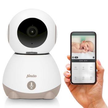 Wi-Fi-babyalarm med kamera Hvid/Taupe - Alecto