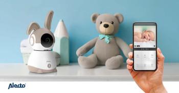 Wi-Fi-babyalarm med kamera Hvid/Taupe - Alecto