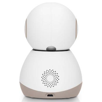 Wi-Fi-babyalarm med kamera Hvid/Taupe - Alecto