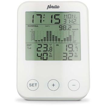 Vejrstation med trådløs sensor Sort / Grå - Alecto