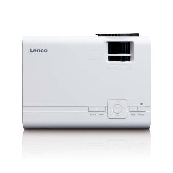 LCD-projektor med høj opløsning, understøtter Full HD 1080P indhold Hvid - Lenco