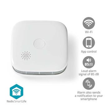 SmartLife Røgalarm Wi-Fi Batteridrevet Sensors levetid: 10 - Nedis