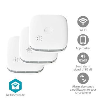 SmartLife Røgalarm Wi-Fi Batteridrevet Sensors levetid: 10 - Nedis