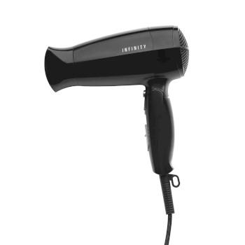 Hårstørrer med sammenklappeligt håndtag 1600W Sort - MELISSA