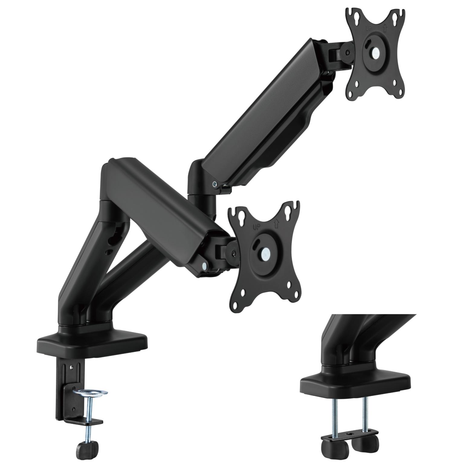 Monitorbeslag - 2 skærme - Allteq - Monitorarm