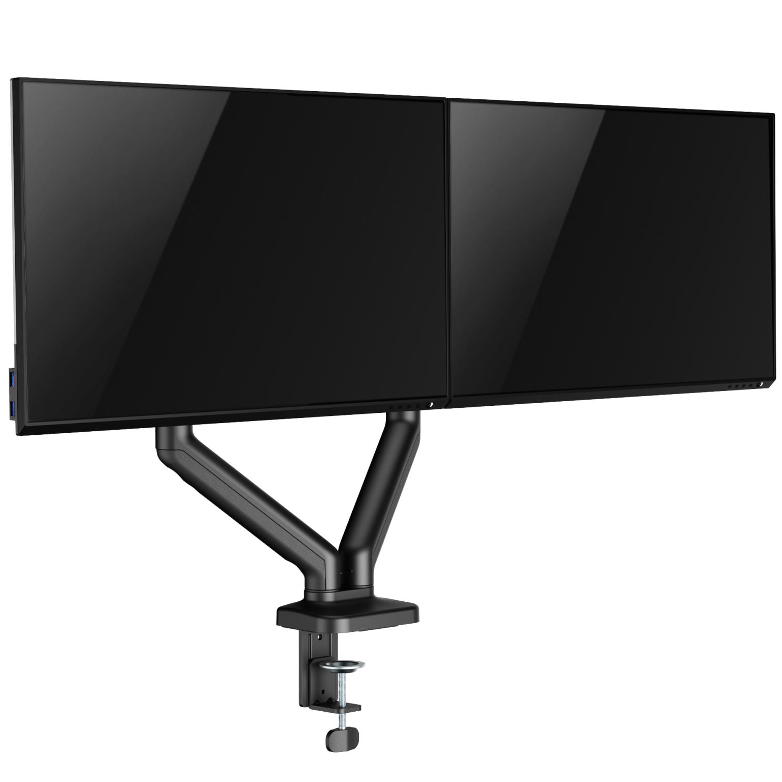 Monitorbeslag - 2 skærme - Allteq - Monitorarm