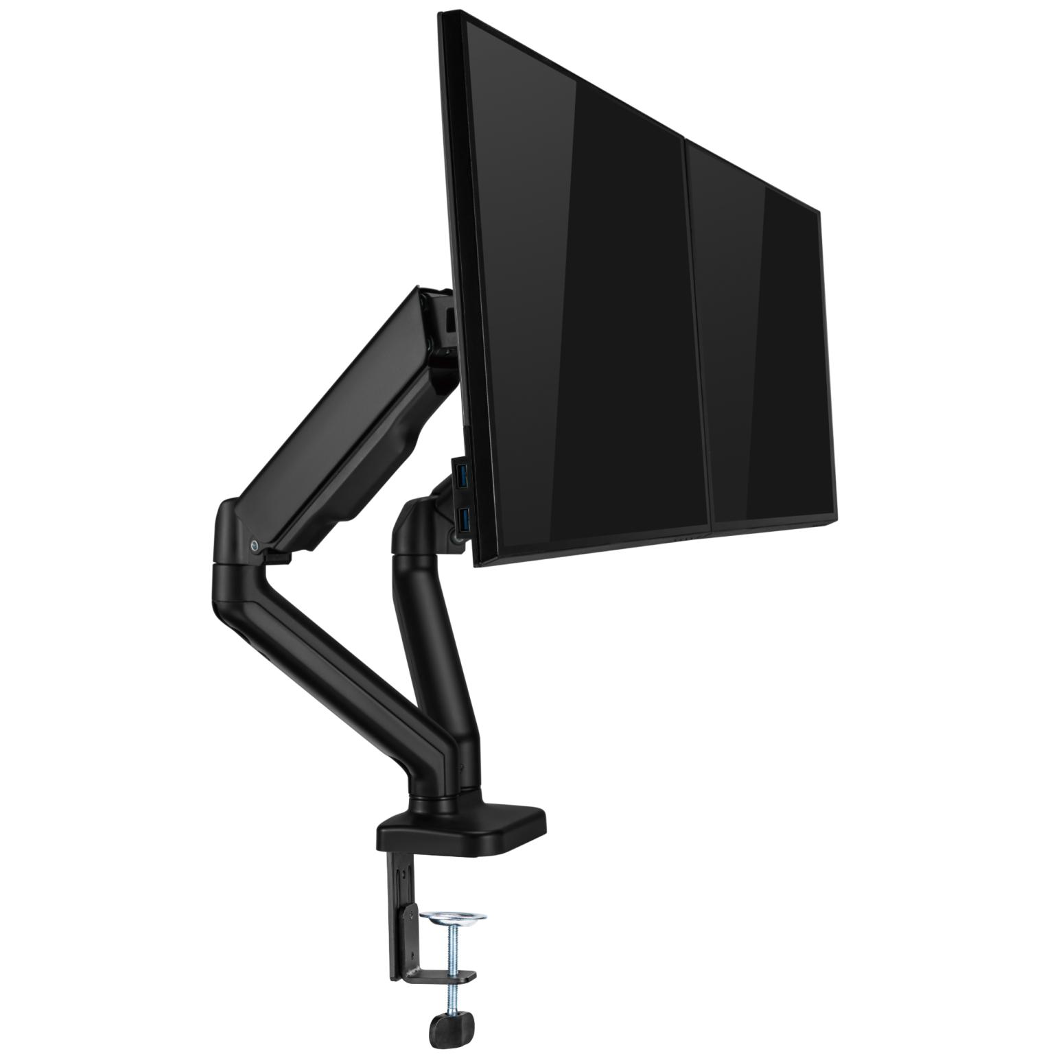 Monitorbeslag - 2 skærme - Allteq - Monitorarm