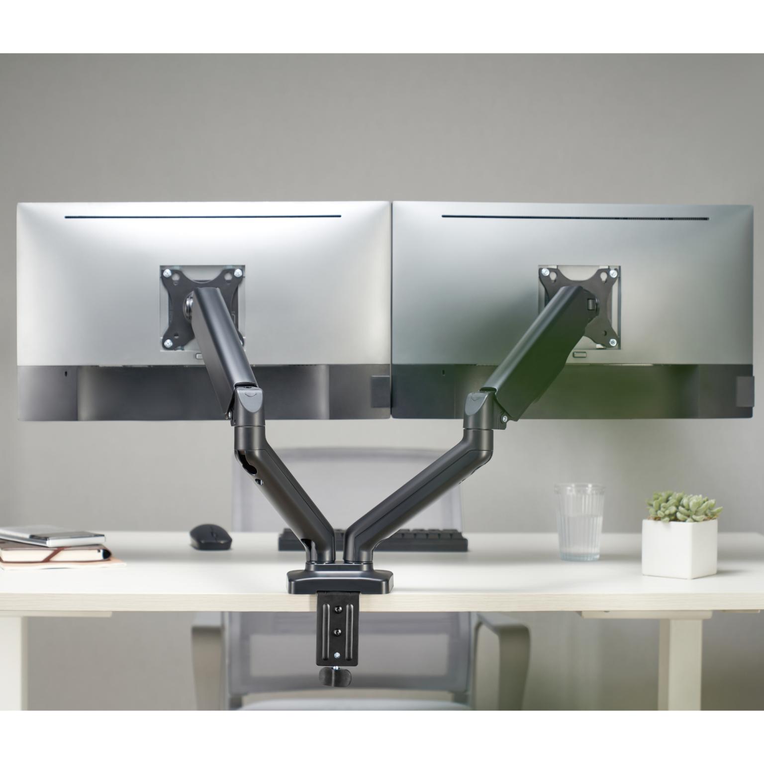 Monitorbeslag - 2 skærme - Allteq - Monitorarm
