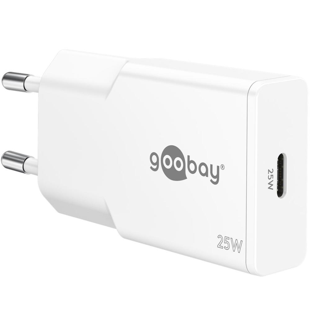 USB-C™ PD GaN hurtiglader Slim (25 W) hvid