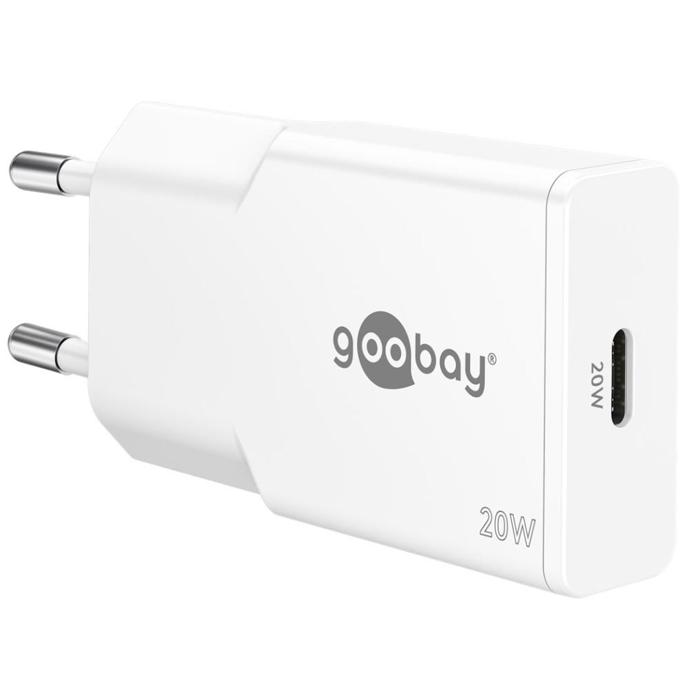 USB-C™ PD GaN hurtiglader Slim (20 W) hvid