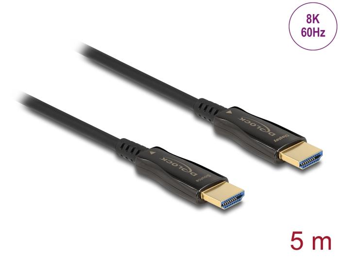 Delock Aktiv Optisk HDMI-Kabel 8K 60 Hz 5 m